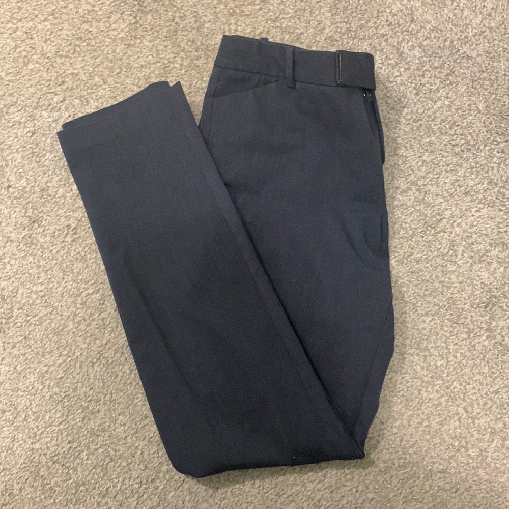 Calvin Klein dark blue skinny straight leg pants size 8